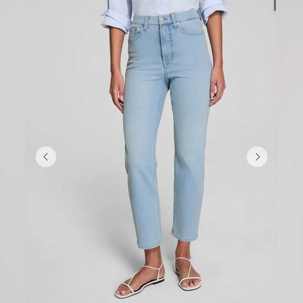 SPANX Slim Straight Jeans - Tidal Blue